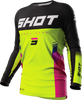 Maillot SHOT Contact Tracer jaune fluo 2023