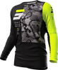 Maillot SHOT Contact Camo 2.0 jaune fluo 2023