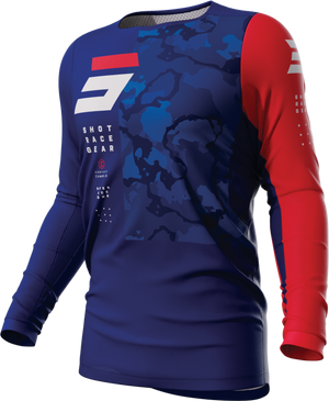 Maillot SHOT Contact Camo 2.0 bleu 2023