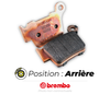 Plaquettes de frein arrière BREMBO 07HO48SD métal fritté