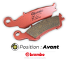 Plaquettes de frein avant BREMBO 07KA17SD métal fritté